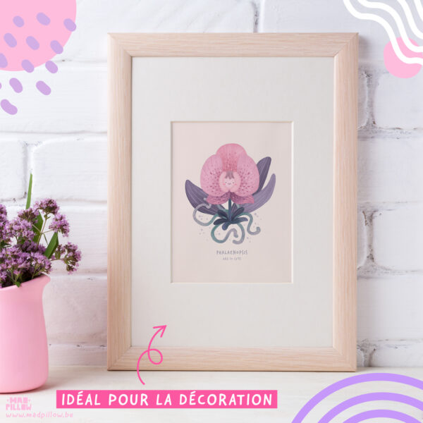 Carte A5 - A6 / orchidée – Image 2