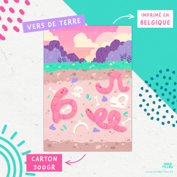 Carte A5 - A6 / Vers de terre – Image 3
